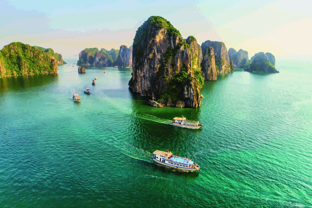 Among all beach destinations in Vietnam, Ha Long Bay stands out as the country’s most recognized and photographed.