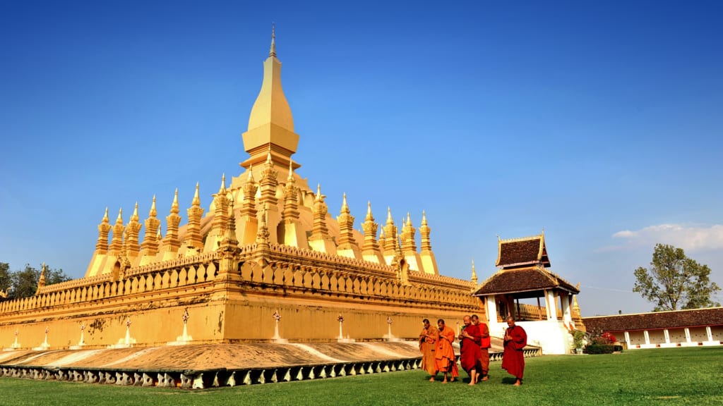 Wat,Phra,That,Luang,,Vientiane,,Lao,Pdr